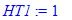 HT1 := 1